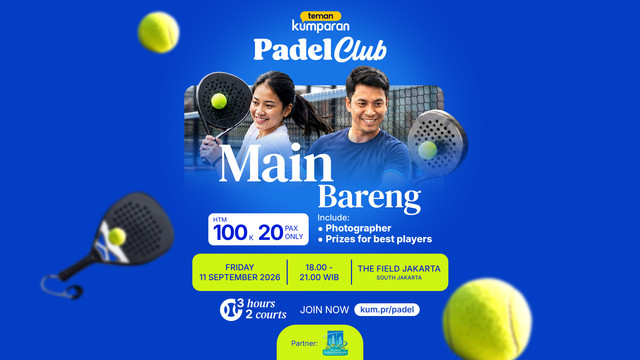 Main Bareng teman kumparan Padel Club. Foto: kumparan