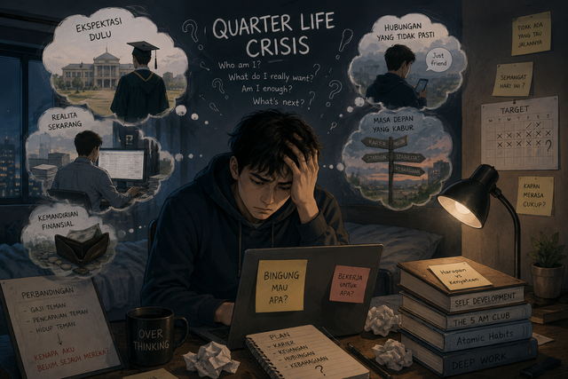 Ilustrasi: Quarter Life Crisis