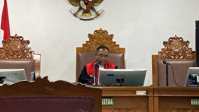 Sidang Putusan Praperadilan Jilid I Febrie Adriansyah terkait keabsahan penyitaan dan upaya penahanan di PN Jakarta Selatan, Kamis (27/8/2026). Foto: Nabilah Siti/kumparan