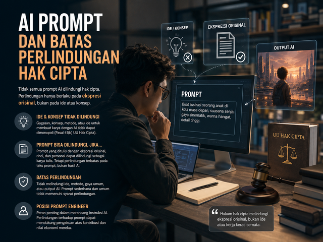 AI Prompt dan Batas Perlindungan Hak Cipta