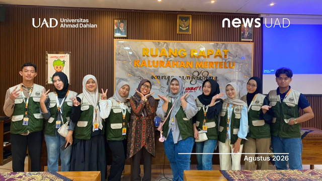 KKN Universitas Ahmad Dahlan (UAD) optimalisasi peran kader posyandu dalam pencegahan stunting di Mertelu (Foto. KKN UAD)