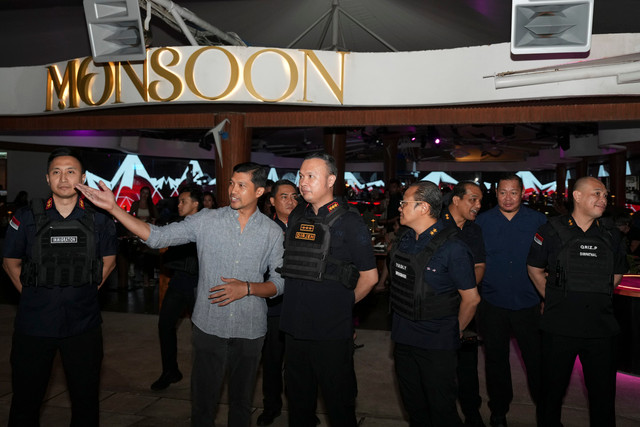 Direktur Jenderal Imigrasi, Hendarsam Marantoko melakukan patroli keimigrasian di Bali, Kamis (27/8/2026). Foto: Dok. Humas Imigrasi Bali