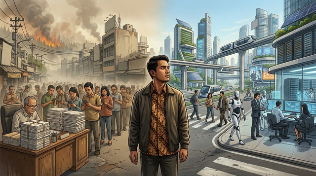 Ilustrasi dibuat dengan AI