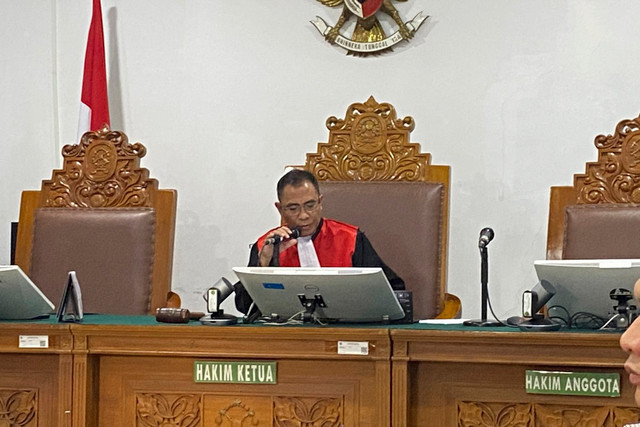 Sidang Putusan Praperadilan Jilid II Febrie Adriansyah terkait Penetapan status tersangka TPPU dan penahanan di PN Jakarta Selatan, Jumat (28/8/2026). Foto:  Nabilah Siti/kumparan