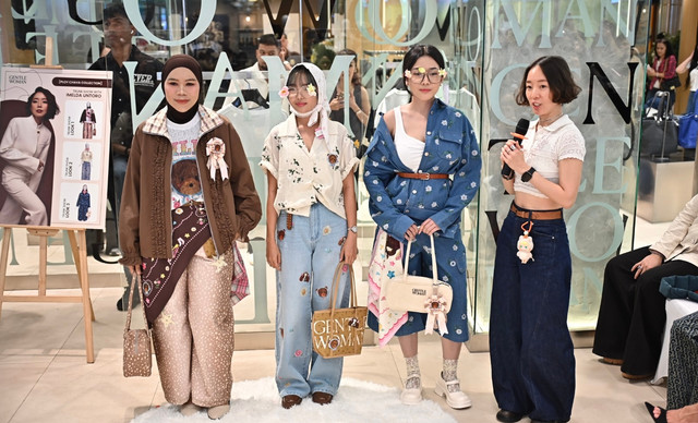 Styling Gentlewoman oleh Imelda Untoro di Gentlewoman Pondok Indah Mall 1, Jakarta Selatan, Kamis (27/8/2026). Foto: Gentlewoman