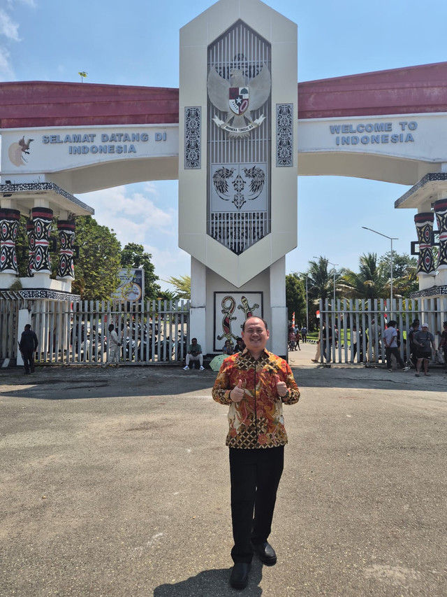 Perbatasan Indonesia - Papua Nugini (dokumentasi pribadi)