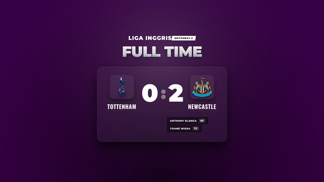 Hasil Liga Inggris: Newcastle Curi Tiga Poin di Markas Tottenham