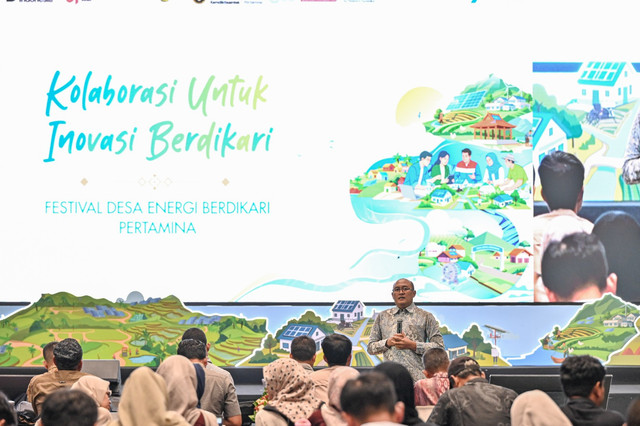 Acara Festival Desa Energi Berdikari Pertamina 2026 di Grha Pertamina, Jakarta, Jumat (28/8/2026). Foto: dok. Istimewa.