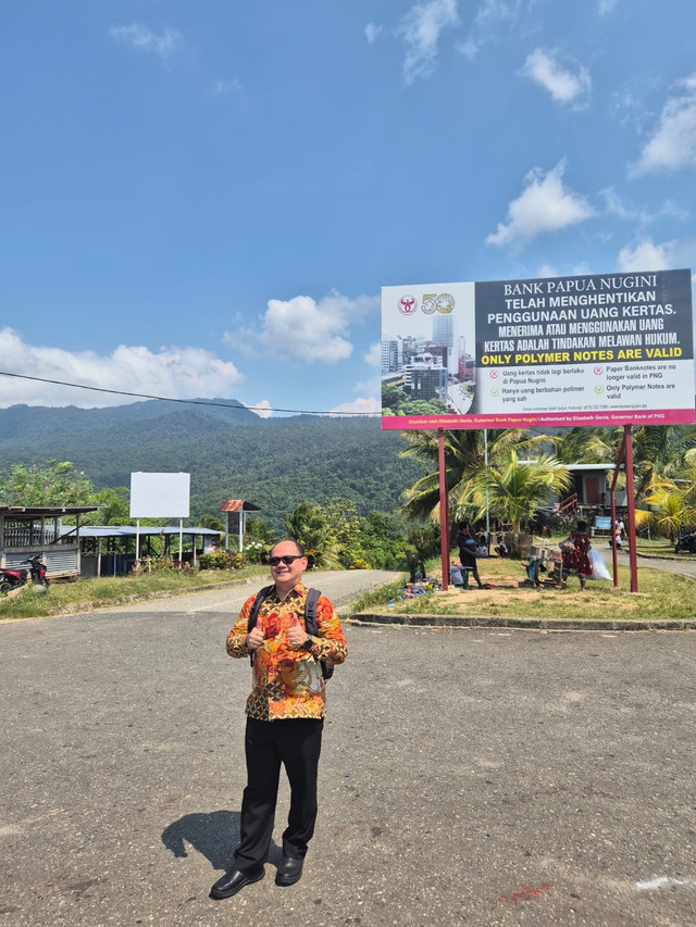 Di perbatasan Papua Nugini (dokumentasi pribadi)