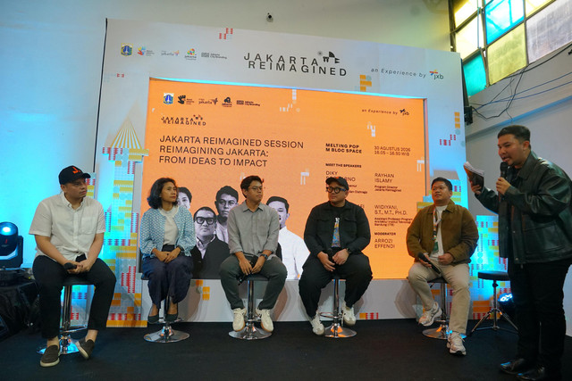 Suasana diskusi pada acara Jakarta ReImagined: Placemaking Design Competition. Foto: Dok Pemprov DKI Jakarta