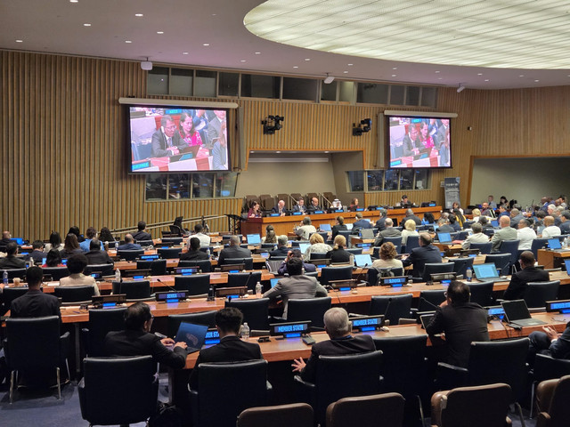 Suasana United Nations Committee of Experts on Global Geospatial Information Management (UN-GGIM) 5–7 Agustus 2026 (sumber: dokumentasi pribadi)