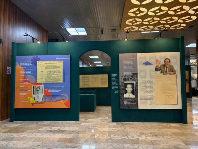 Suasana Pameran Arsip Sejarah Konstitusi di Kompleks Parlemen, Senayan, Jakarta, Senin (31/8/2026). Foto: Nasywa Athifah/kumparan