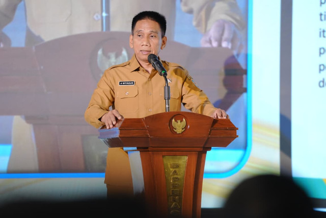 Wamendagri Akhmad Wiyagus dorong pemanfaatan Indeks Modal Manusia (IMM) sebagai instrumen perencanaan pembangunan daerah untuk tingkatkan kualitas SDM saat peluncuran di Kantor Bappenas, Jakarta, Senin (31/8/2026). Foto: Dok. Kemendagri