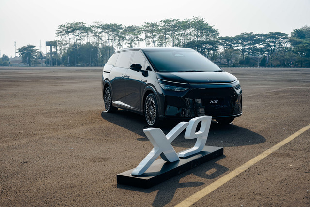 Tampilan XPeng X9 terbaru. Foto: Dok. Xpeng Indonesia 
