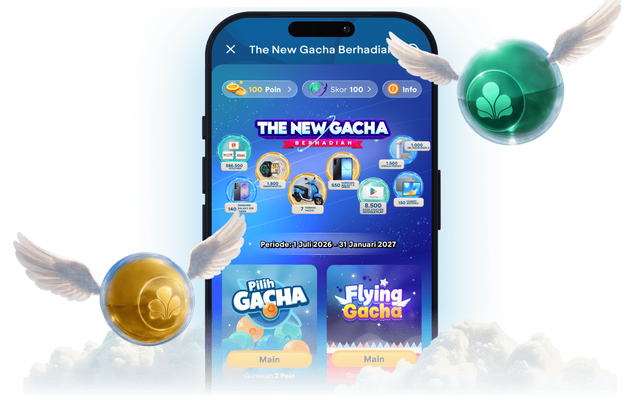 Ilustrasi membahas cara main Flying Gacha BCA. Foto: BCA