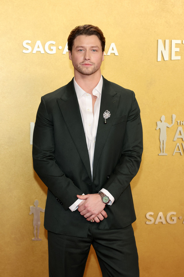 Stephen Kalyn menghadiri Penghargaan Aktor Tahunan ke-32 di Shrine Auditorium and Expo Hall, Los Angeles, California, (1/3/2026). Foto: Amy Sussman/Getty Images via AFP