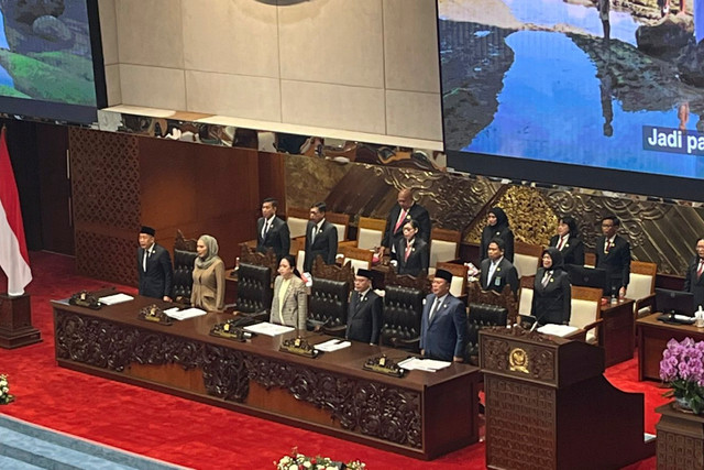 Suasana Rapat Paripurna Khusus di Kompleks Parlemen, Senayan, Jakarta, Selasa (1/9/2026). Foto: Aditya Nugraha/kumparan
