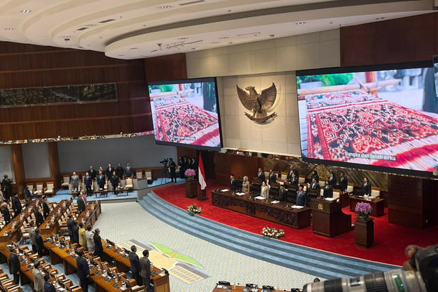 Suasana Rapat Paripurna Khusus di Kompleks Parlemen, Senayan, Jakarta, Selasa (1/9/2026). Foto: Aditya Nugraha/kumparan