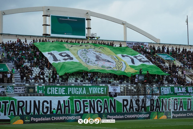 Suporter PSS Sleman. Foto: Dok. PSS Sleman
