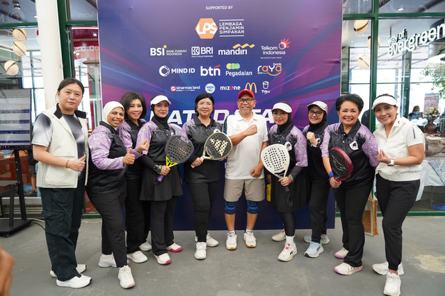 Gubernur Bank Indonesia Destry Damayanti menghadiri Katadata Padel Tournament di Padel Pro Satrio Club, Jakarta, Sabtu (29/8/2026). Foto: Dok. Istimewa