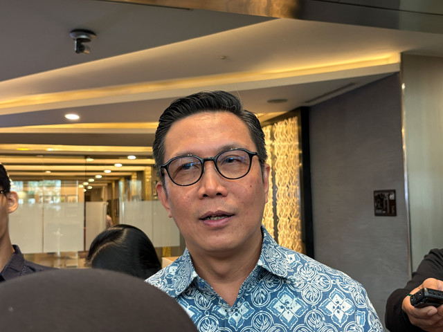 Direktur Utama BEI Jeffrey Hendrik, ketika ditemui wartawan di gedung BEI, Jakarta, Selasa (1/8/2026). Foto: Muhammad Fhandra Hardiyon/kumparan