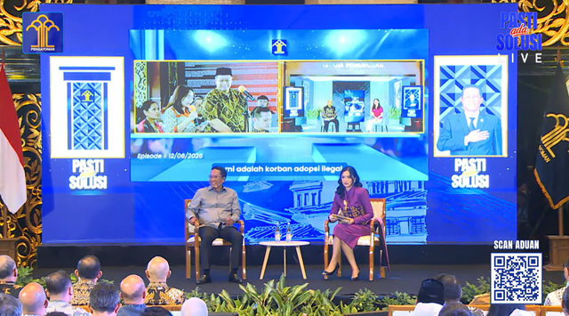 SS slah satu episode Pasti Ada Solusi. Sumber : Youtube Kemenkum RI