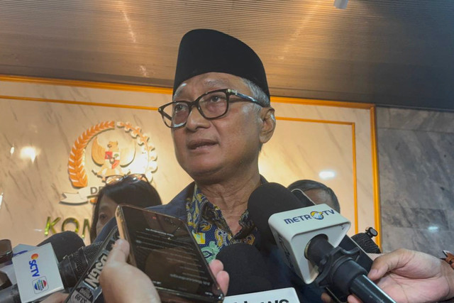 Doorstop Menteri Pekerjaan Umum Dody Hanggodo di Kompleks DPR, Senayan, Jakarta, Rabu (2/9/2026). Foto: Joakhim Tharob/kumparan