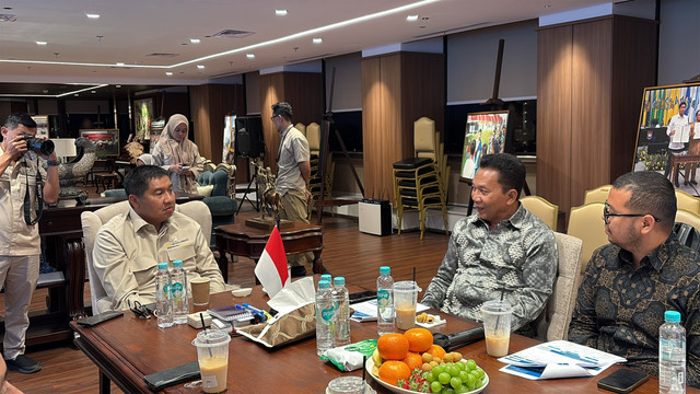 Pertemuan Menteri PKP Maruarar Sirait dengan perwakilan Djarum Group, Rabu (2/9/2026). Foto:  Fariza/kumparan