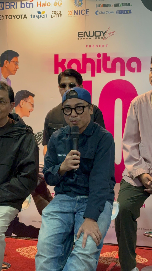 Konferensi pers konser 40 tahun Kahitna di kawasan Kuningan, Jakarta Selatan. Foto: Aprilandika Pratama/kumparan