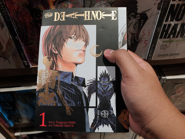 Ilustrasi Anime Death Note. Foto: M. Faisal Riza/Shutterstock