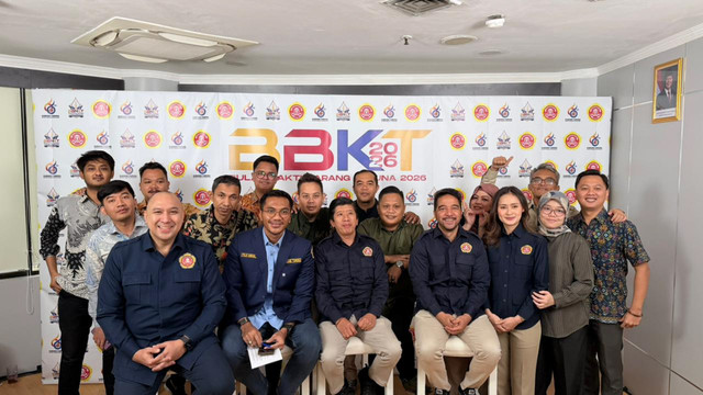 Ketua Umum PNKT Budisatrio Djiwandono buka Bulan Bakti Karang Taruna (BBKT) 2026 secara daring dengan ajak pengurus perkuat gerakan sosial dari desa, Kamis (3/9/2026). Foto: Kemensos RI
