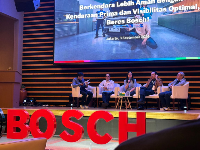 Media gathering Bosch safety driving campaign di Jakarta, Kamis (3/9/2026). Foto: Sena Pratama/kumparan