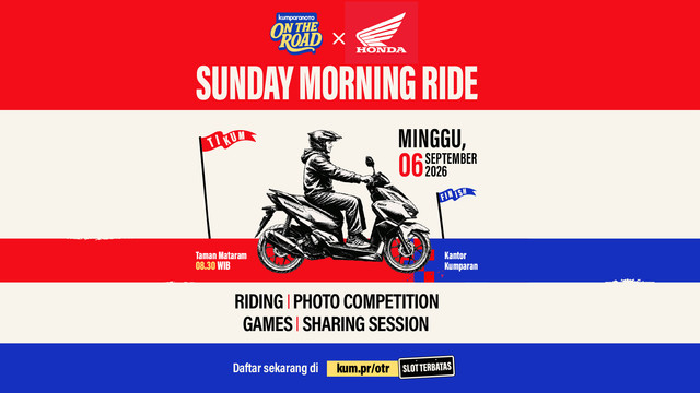 kumparan On The Road Sunday Morning Ride bareng AHM. dok. kumparan