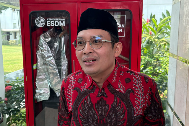 Sekretaris Jenderal Kementerian Energi dan Sumber Daya Mineral (ESDM), Ahmad Erani Yustika saat ditemui di Kantor Kementerian ESDM, Jumat (4/9/2026). Foto: Dok. Istimewa