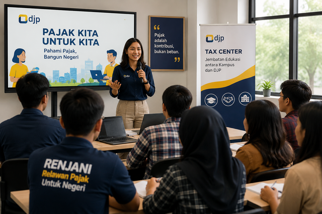 Ilustrasi Mahasiswa dan Masa Depan Pajak: Pentingnya Edukasi Sejak di Kampus. Sumber : Generate AI
