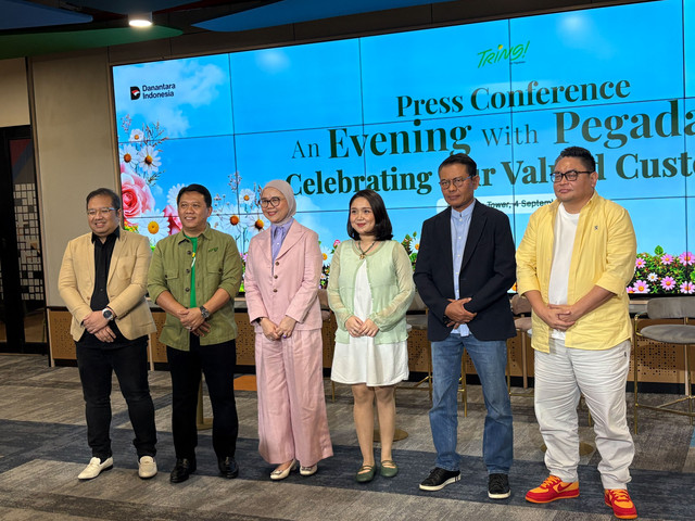 Media Launching Campaign Tenang Saja Pegadaian, Jumat (4/9/2026). Foto: Ave Airiza Gunanto/kumparan