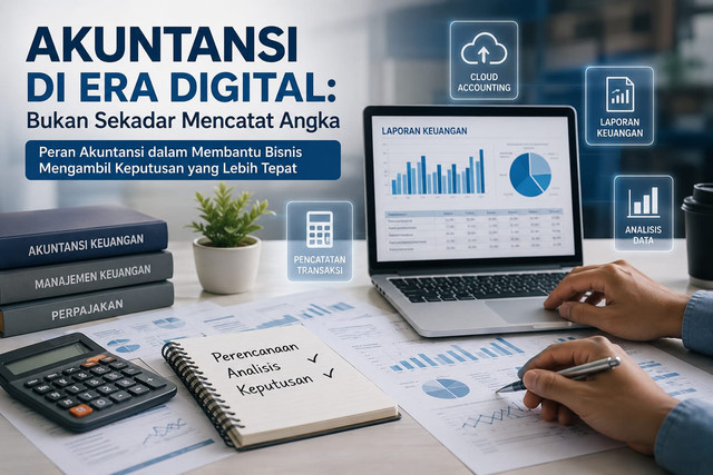 Ilustrasi: Peran Akuntansi dalam Membantu Bisnis Mengambil Keputusan yang Lebih Tepat : Generated AI 