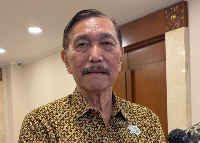 Ketua DEN Luhut Binsar Pandjaitan di acara IADEL Connect 2026 di Balai Kartini, Jakarta, Sabtu (5/9/2026). Foto: Najma Ramadhanya/kumparan
