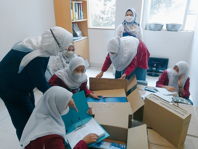 Proses penyelamatan arsip eks-entitas saat peleburan menjadi BRIN , sumber: Dokumen Pribadi Penulis
