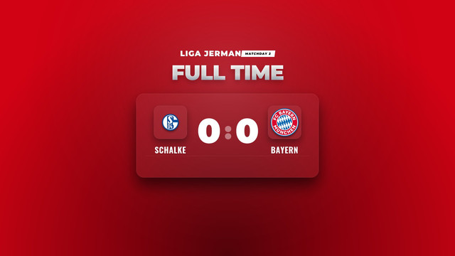 Hasil Liga Jerman: Schalke Tahan Imbang Bayern Tanpa Gol