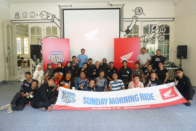 Keseruan diskusi kumparanOTO On The Road bersama Astra Honda Motor (AHM) di Jakarta, Sabtu (6/9/2026). Foto: Iqbal Firdaus/kumparan