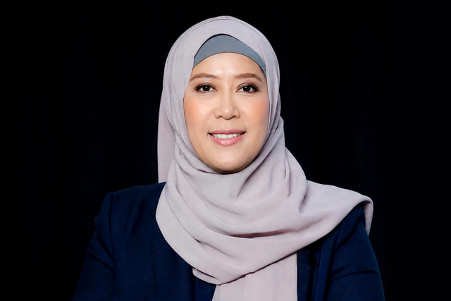 Menkomdigi Meutya Hafid imbau masyarakat tetap tenang dan waspada terhadap erupsi Gunung Anak Krakatau Status Siaga (Level III) serta saring informasi resmi sebelum menyebarkannya, Minggu (6/9/2026) Foto: Komdigi