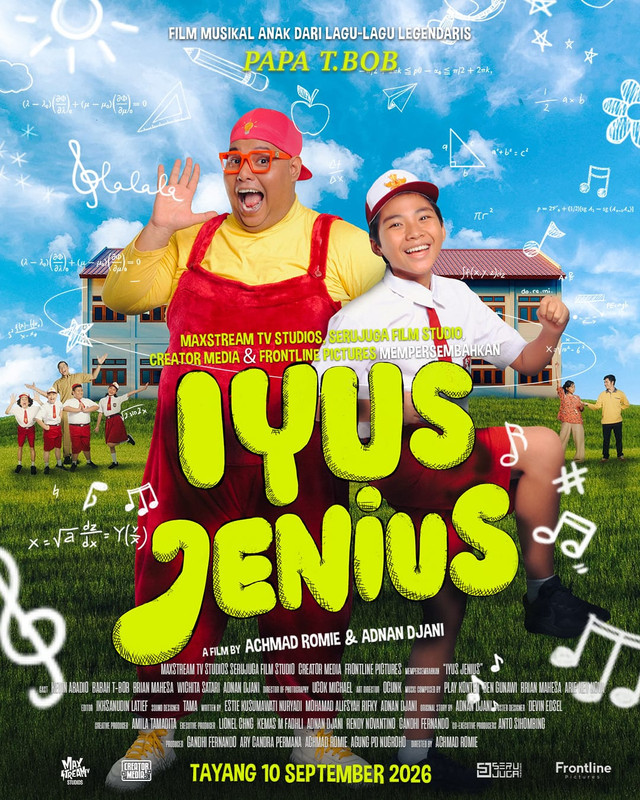 Lestarikan Karya Papa T. Bob, Film Musikal Anak Iyus Jenius Tayang 10 September. Foto: Istimewa