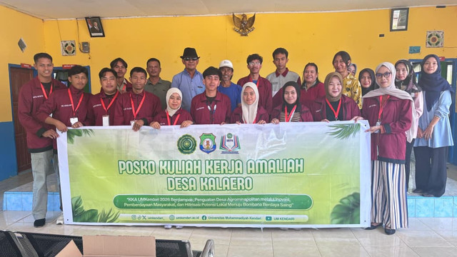 Rapat program kerja di balai desa kalaero, Bombana, Kamis (6/8/2026) Foto : Alif Faidz