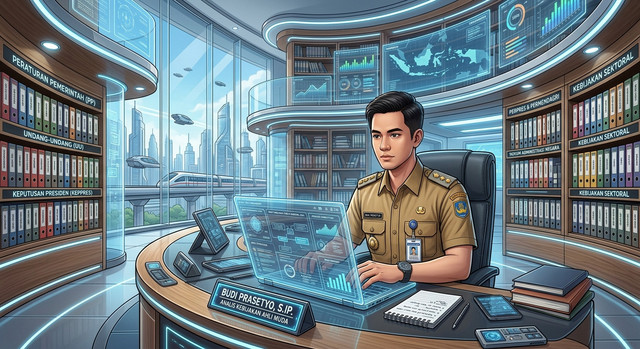 gambar ilustrasi hasil olahan AI