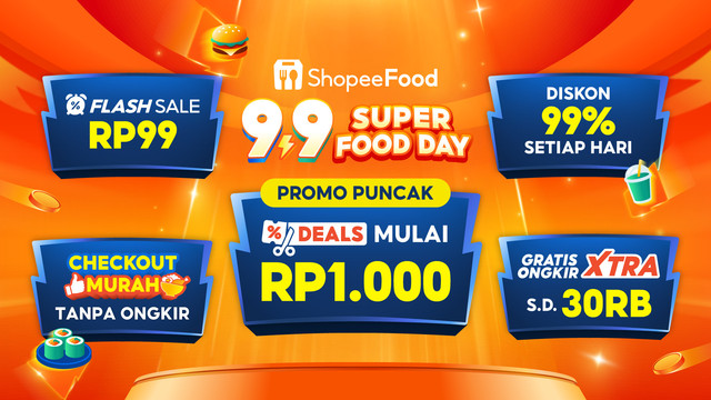 ShopeeFood 9.9 Super Food Day. Foto: dok. Istimewa