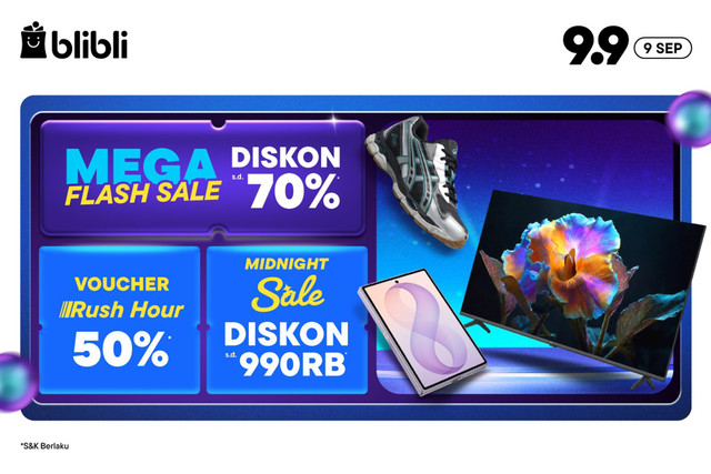 Double Day 9.9 di Blibli. Foto: Dok. Blibli