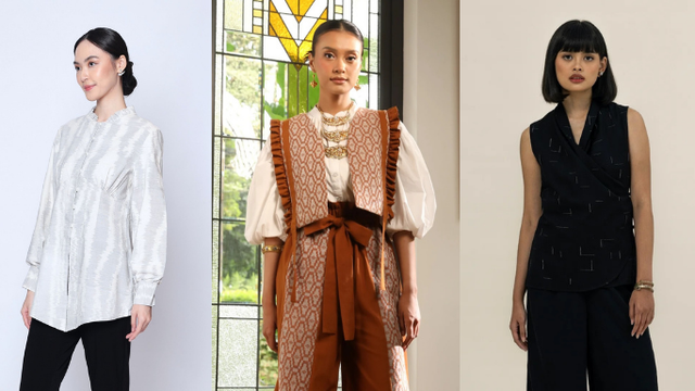 Rekomendasi outfit dari tenun. Foto: OE (Oemah Etnik, Tobatenun, SukkhaCitta)