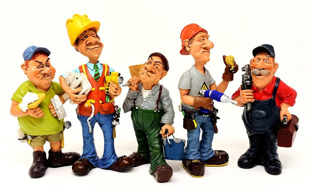 Ilustrasi handyman, construction site, workers. Foto: Pixabay