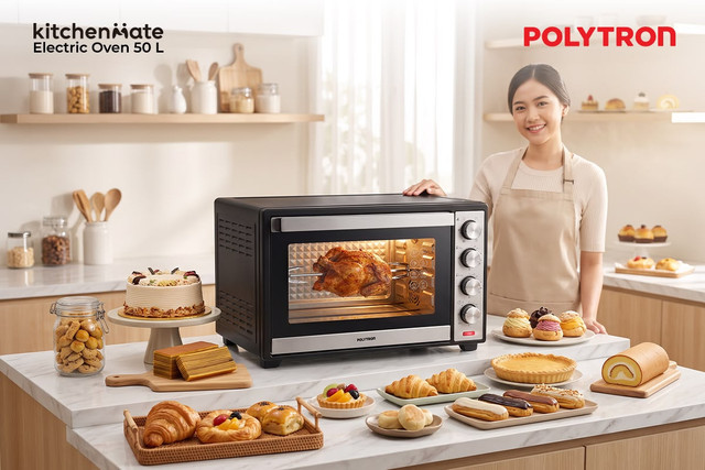 Polytron Oven Listrik KitchenMate PEO 50B1X. Foto: Polytron